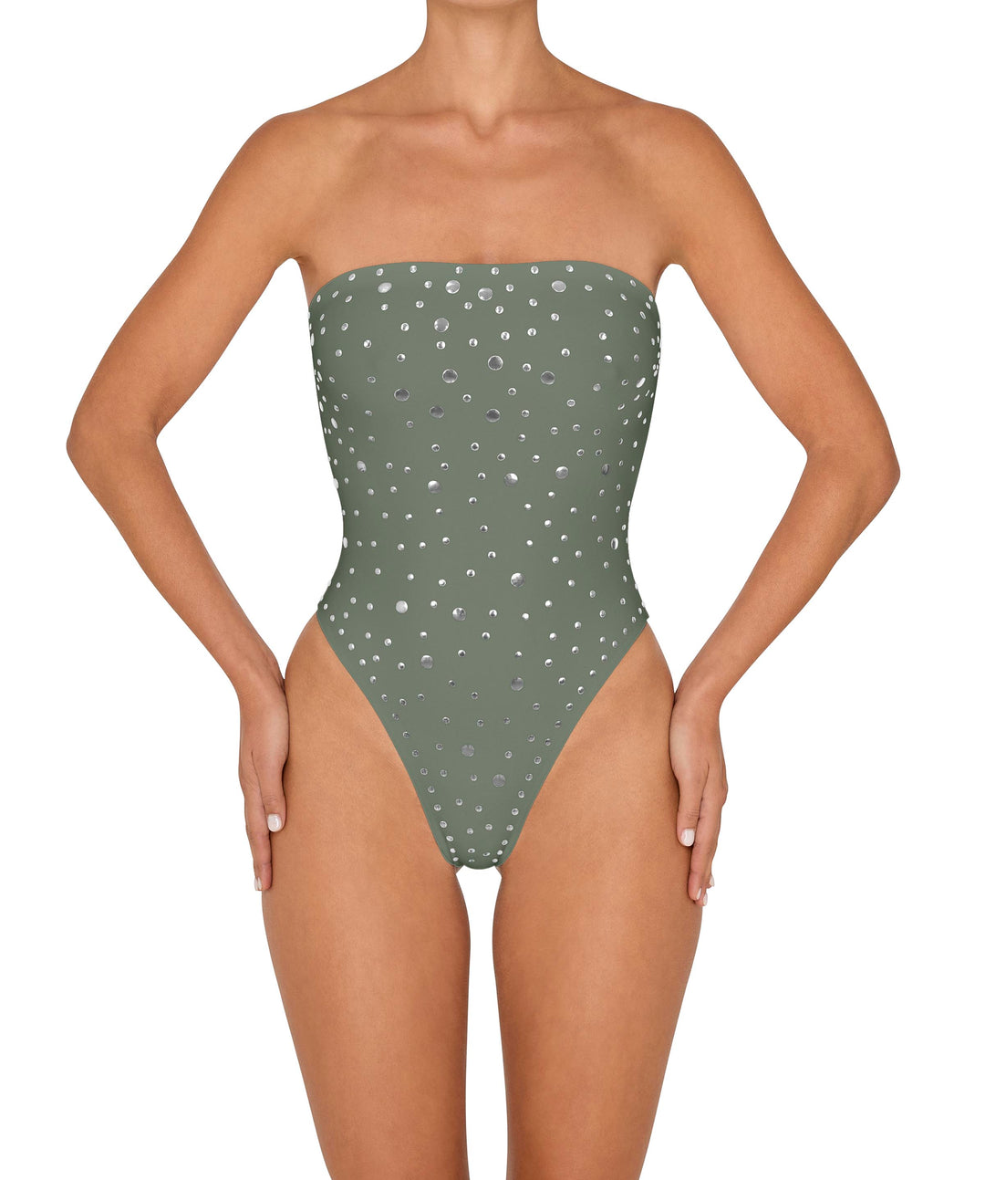 BSWS-S95 Classic Strapless Studded Seamless One Piece