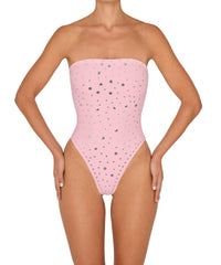 BSWS-S95 Classic Strapless Studded Seamless One Piece