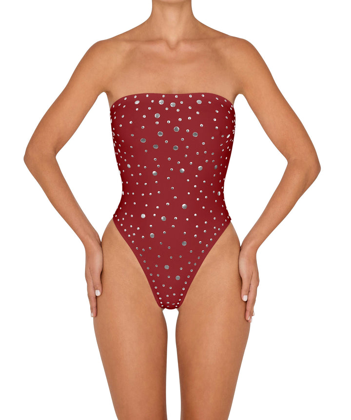 BSWS-S95 Classic Strapless Studded Seamless One Piece