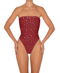BSWS-S95 Classic Strapless Studded Seamless One Piece