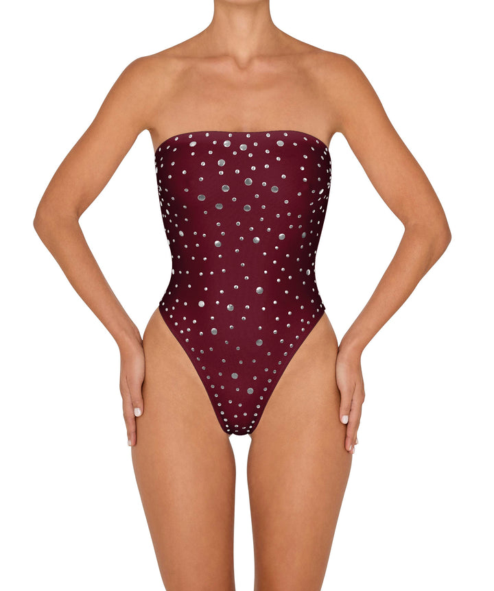 BSWS-S95 Classic Strapless Studded Seamless One Piece