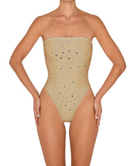 BSWS-S95 Classic Strapless Studded Seamless One Piece