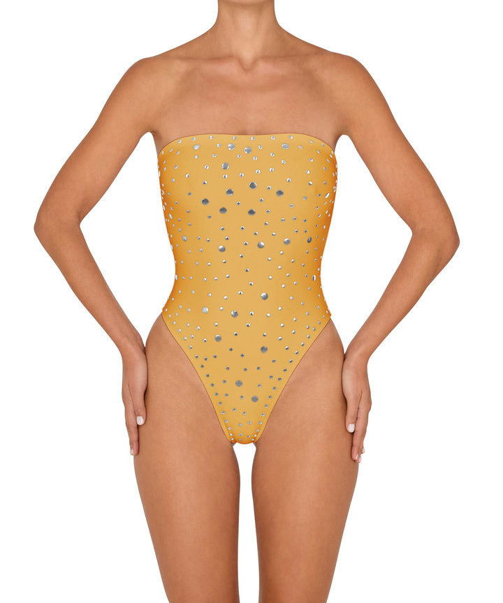 BSWS-S95 Classic Strapless Studded Seamless One Piece