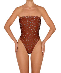 BSWS-S95 Classic Strapless Studded Seamless One Piece