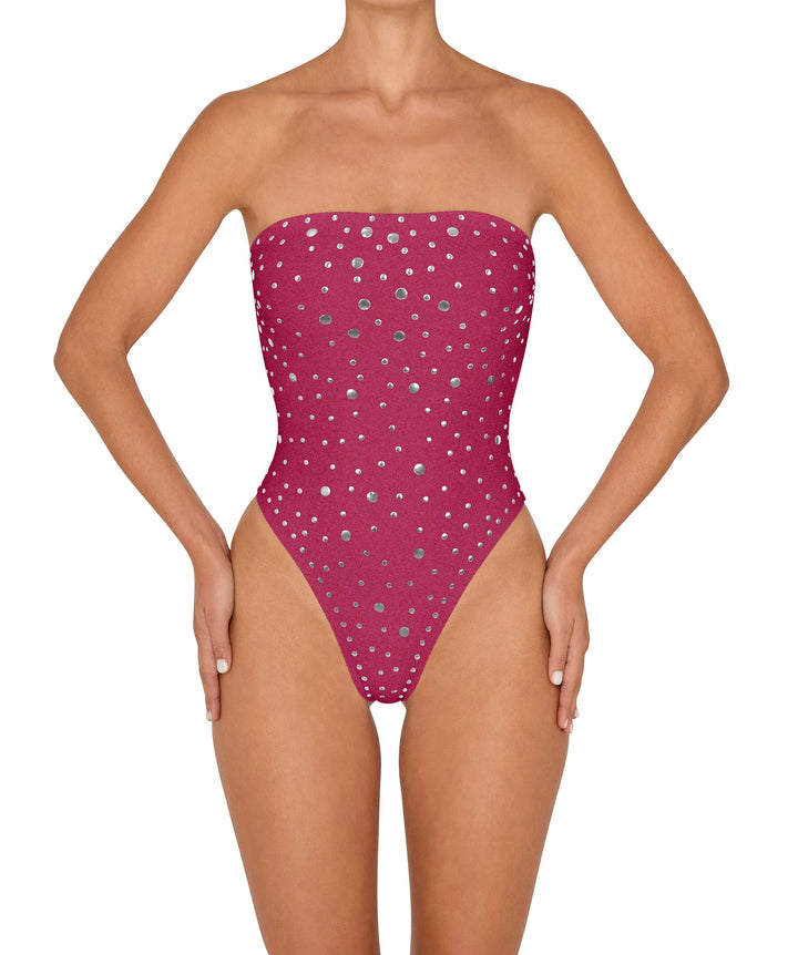 BSWS-S95 Classic Strapless Studded Seamless One Piece