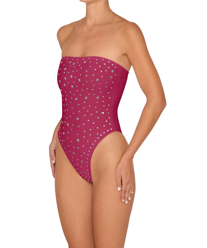 BSWS-S95 Classic Strapless Studded Seamless One Piece