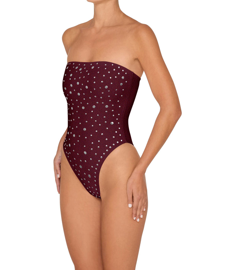 BSWS-S95 Classic Strapless Studded Seamless One Piece