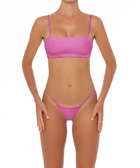 BSWS-T01 Straight Neckline Bralette With Fixed Back