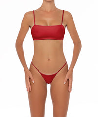 BSWS-T01 Straight Neckline Bralette With Fixed Back