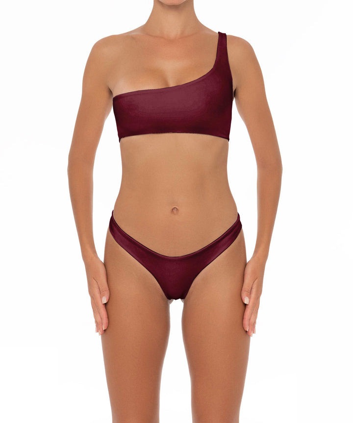 BSWS-T05 One Shoulder Bikini Top