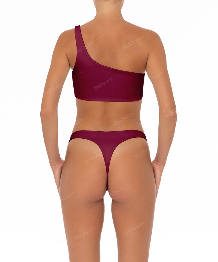 BSWS-T05 One Shoulder Bikini Top