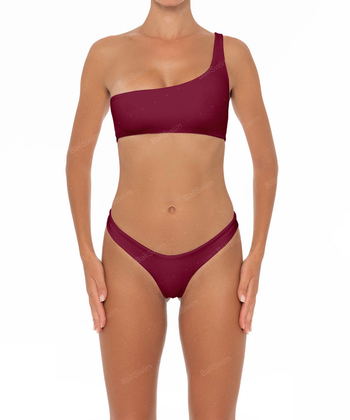 BSWS-T05 One Shoulder Bikini Top