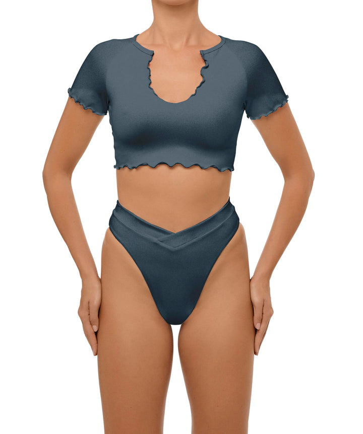 BSWS-B101 V-Front Cross-Over Bikini Bottom