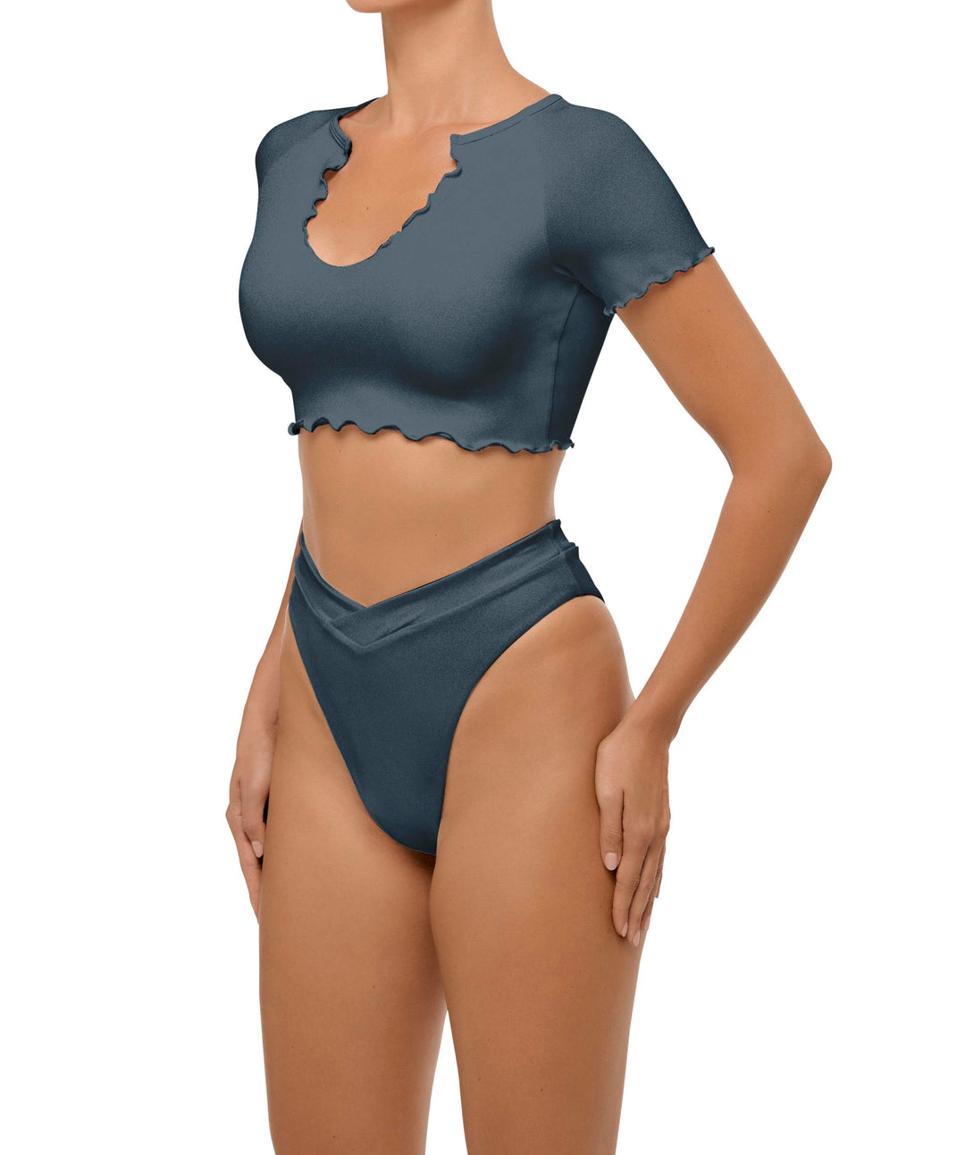 BSWS-B101 V-Front Cross-Over Bikini Bottom