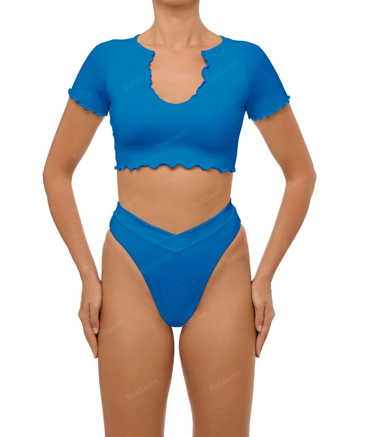 BSWS-B101 V-Front Cross-Over Bikini Bottom