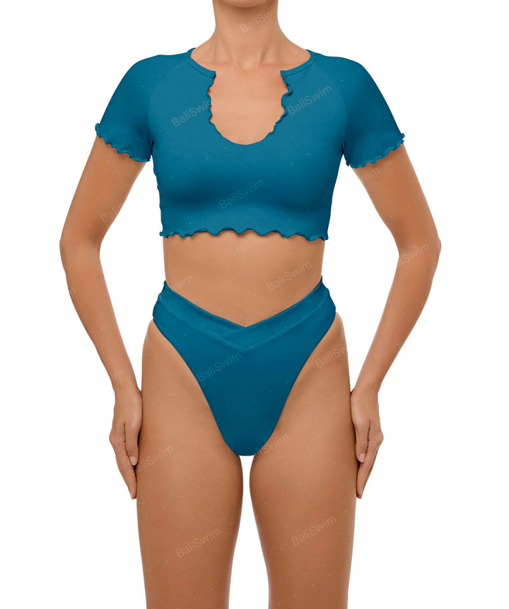 BSWS-B101 V-Front Cross-Over Bikini Bottom