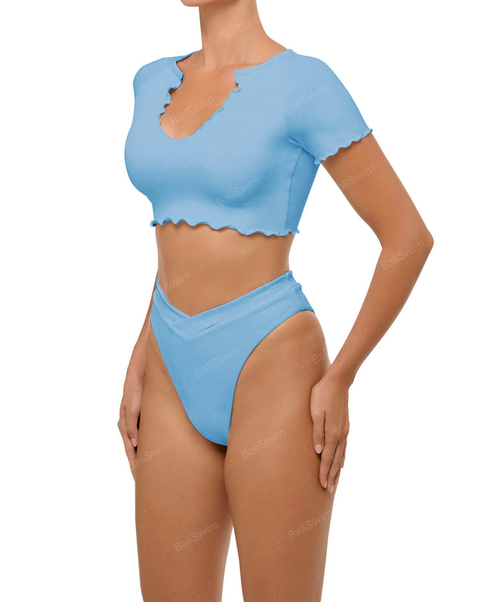 BSWS-B101 V-Front Cross-Over Bikini Bottom