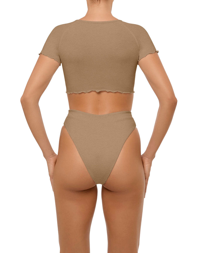 BSWS-B101 Overlapped Brief Bikini Bottom