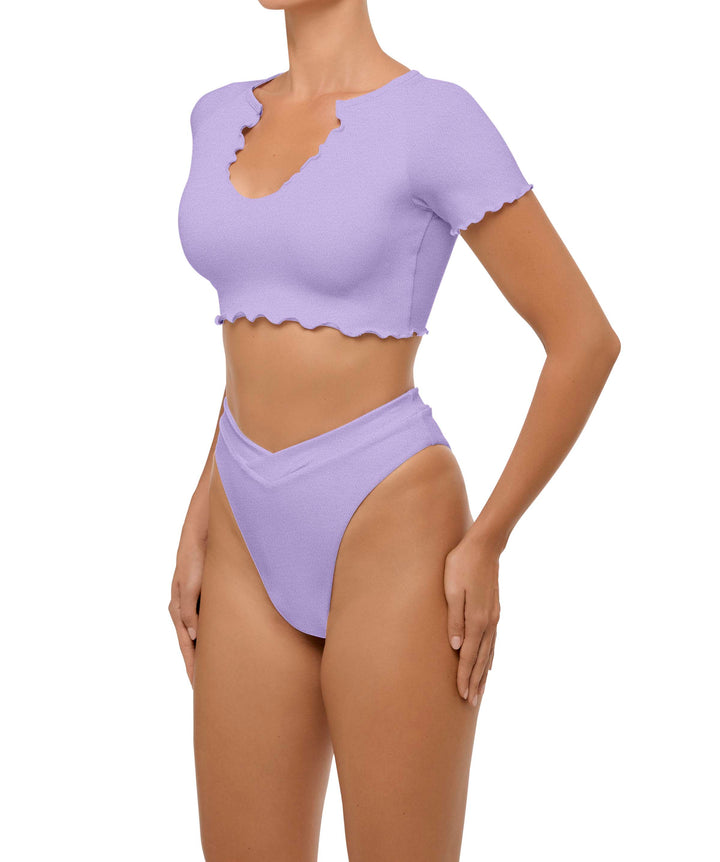 BSWS-B101 Overlapped Brief Bikini Bottom