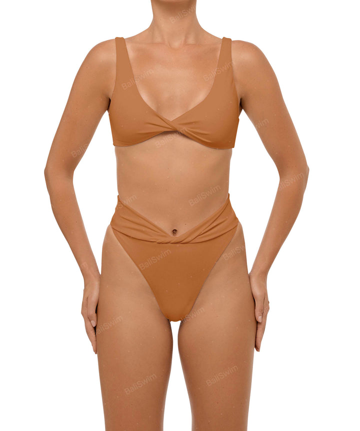 BSWS-B102 Twisted V-waist Bikini Bottom