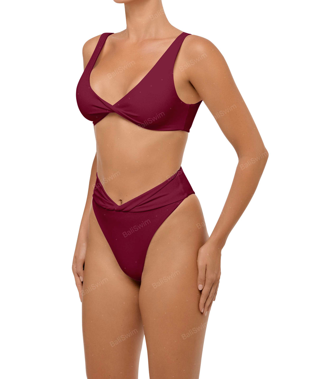 BSWS-B102 Twisted V-waist Bikini Bottom