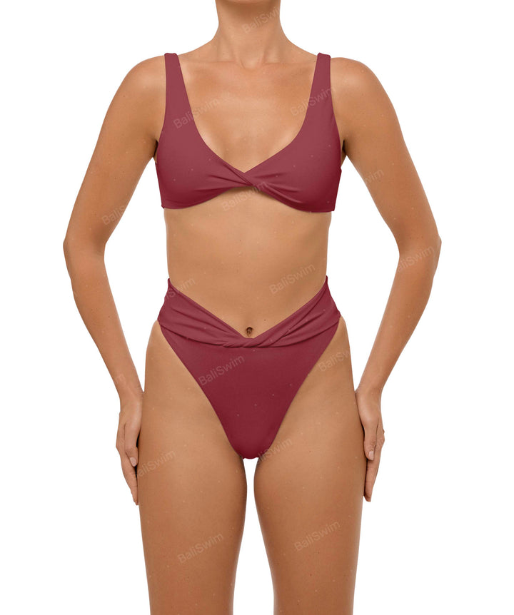 BSWS-B102 Twisted V-waist Bikini Bottom