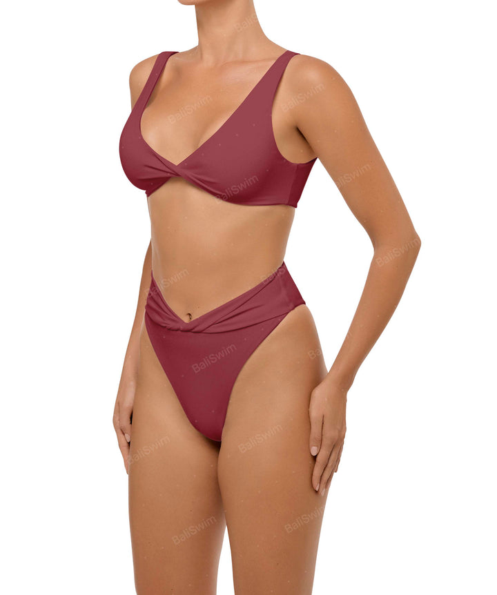BSWS-B102 Twisted V-waist Bikini Bottom