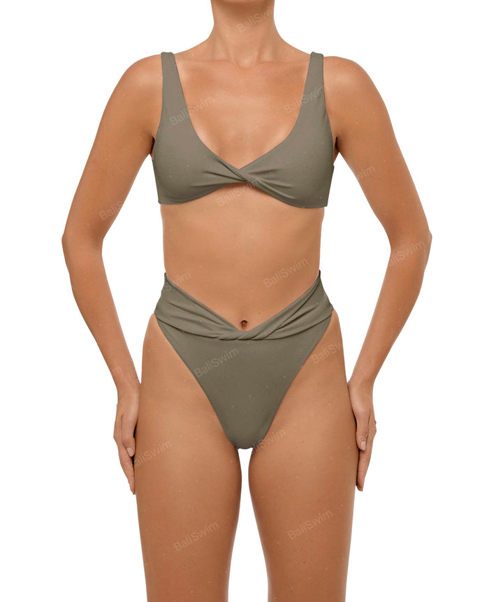 BSWS-B102 Twisted V-waist Bikini Bottom