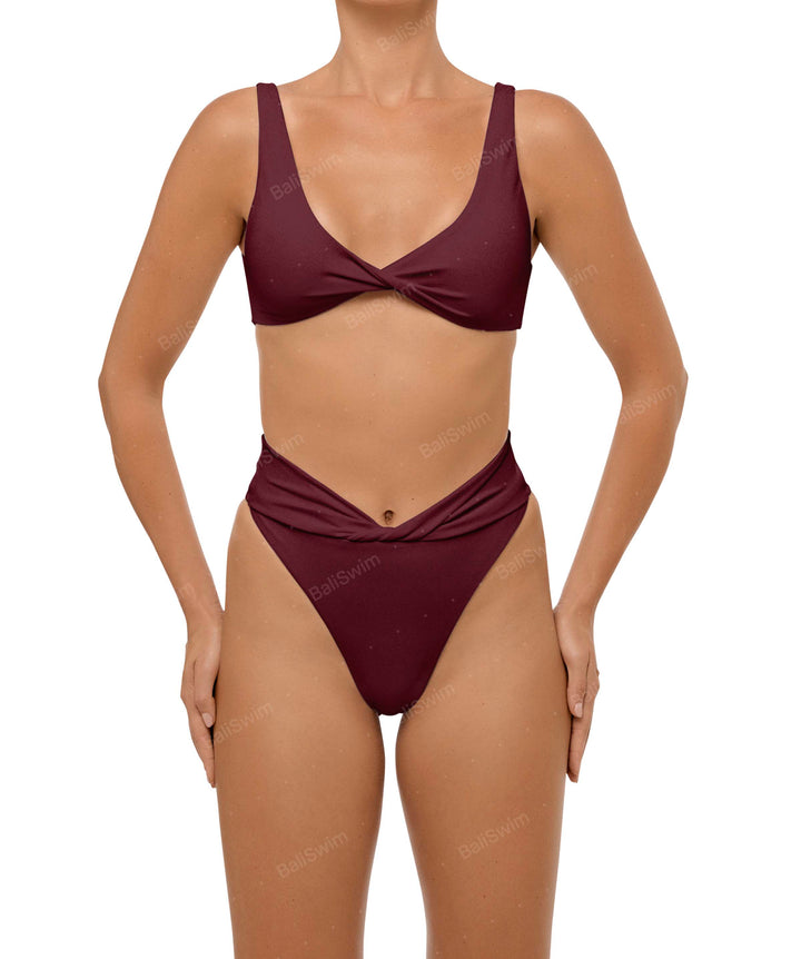 BSWS-B102 Twisted V-waist Bikini Bottom