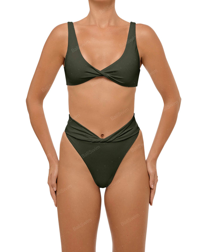 BSWS-B102 Twisted V-waist Bikini Bottom