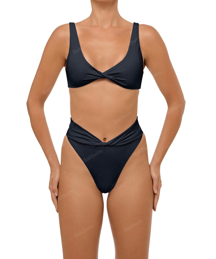 BSWS-B102 Twisted V-waist Bikini Bottom
