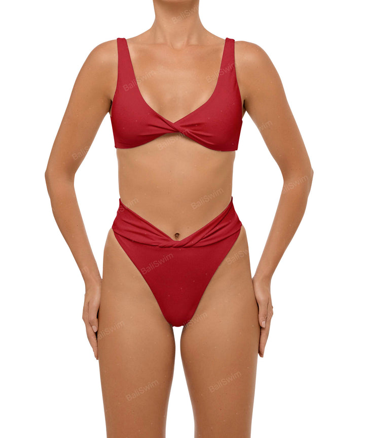 BSWS-B102 Twisted V-waist Bikini Bottom