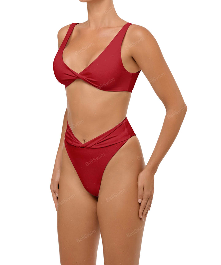 BSWS-B102 Twisted V-waist Bikini Bottom