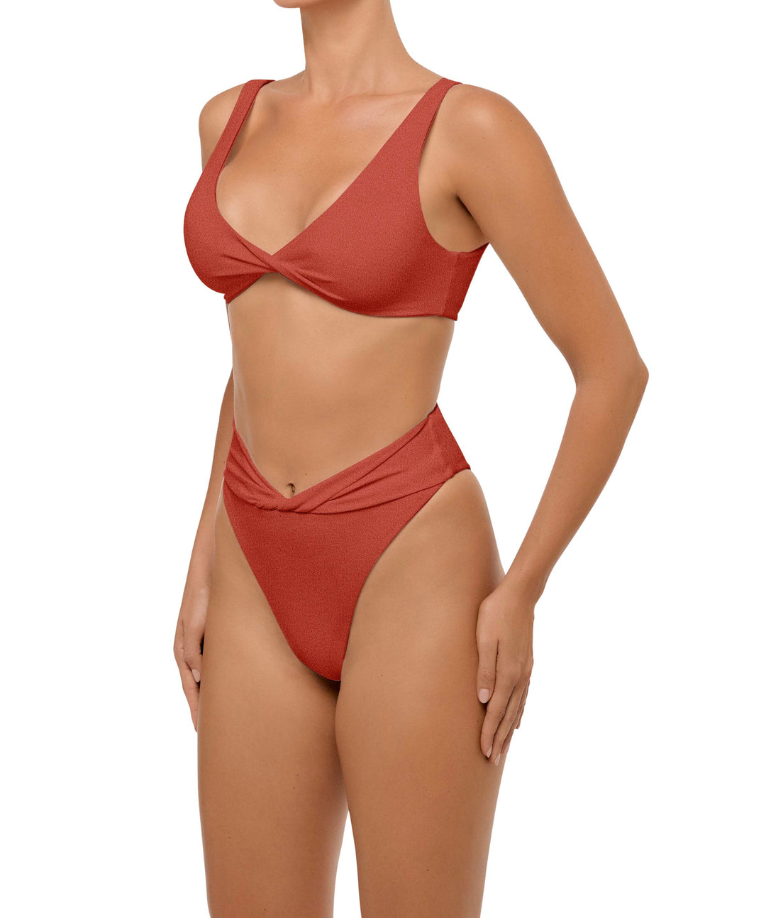 BSWS-B102 Twisted V-waist Bikini Bottom