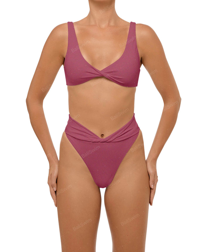 BSWS-B102 Twisted V-waist Bikini Bottom