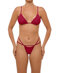 BSWS-B104 Crossover Strap Hip Bikini Bottom