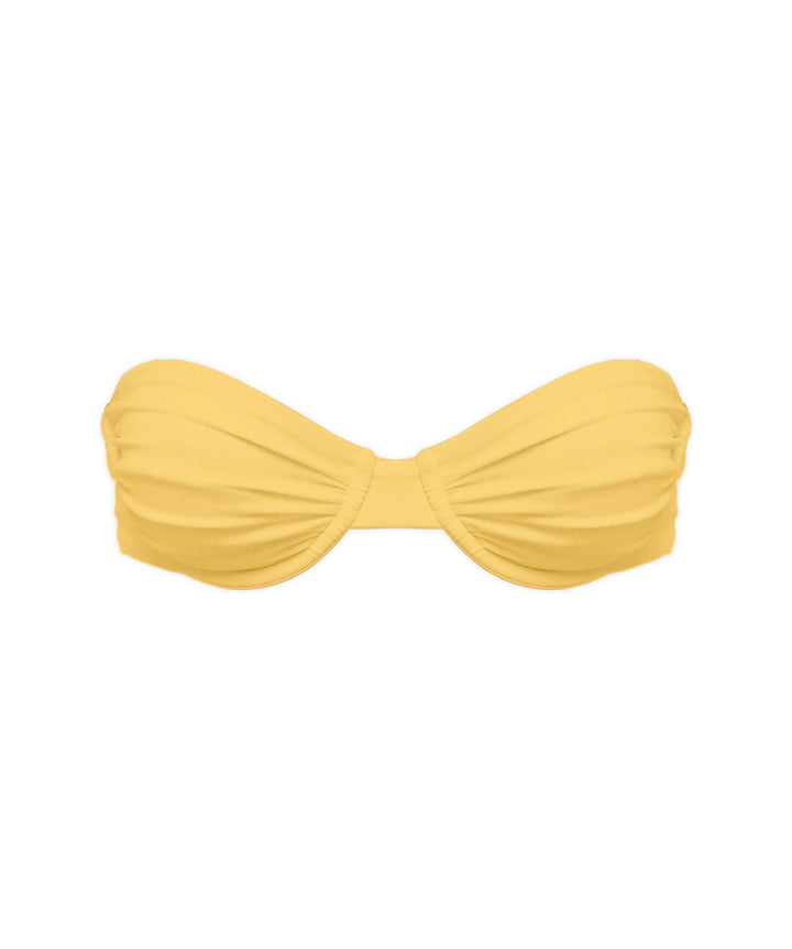 BSWS-T105 Side Shirred Strapless Underwire Top