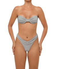 BSWS-B105 Ruched V-waist Bikini Bottom