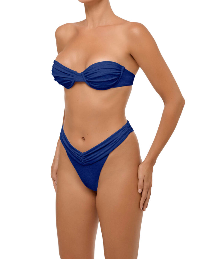 BSWS-B105 Ruched V-waist Bikini Bottom