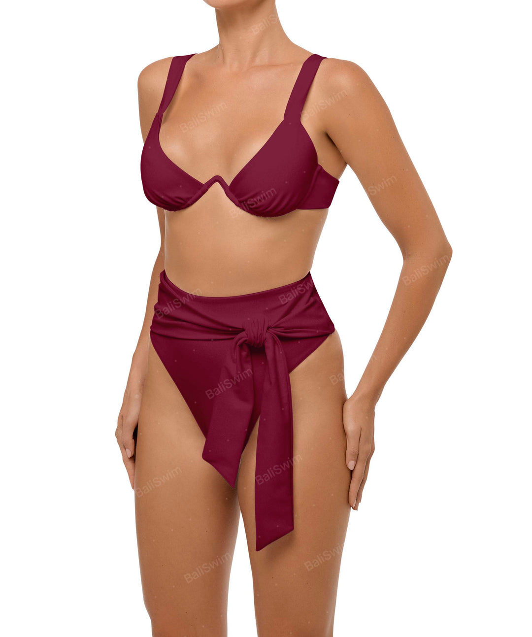 BSWS-T106 Underwired Wide Straps Bikini Top