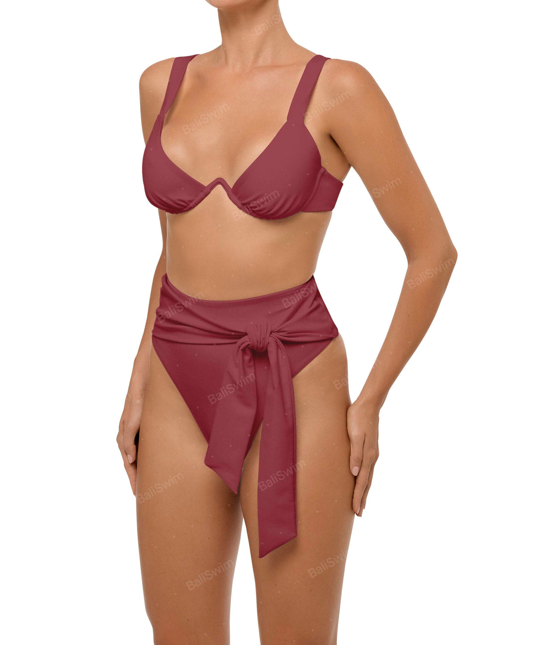 BSWS-T106 Underwired Wide Straps Bikini Top