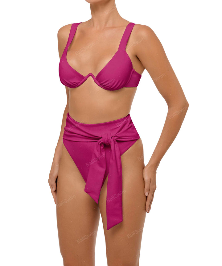 BSWS-T106 Underwired Wide Straps Bikini Top