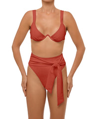BSWS-T106 V-Wire Open Neckline Underwire Top