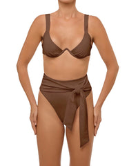 BSWS-T106 V-Wire Open Neckline Underwire Top