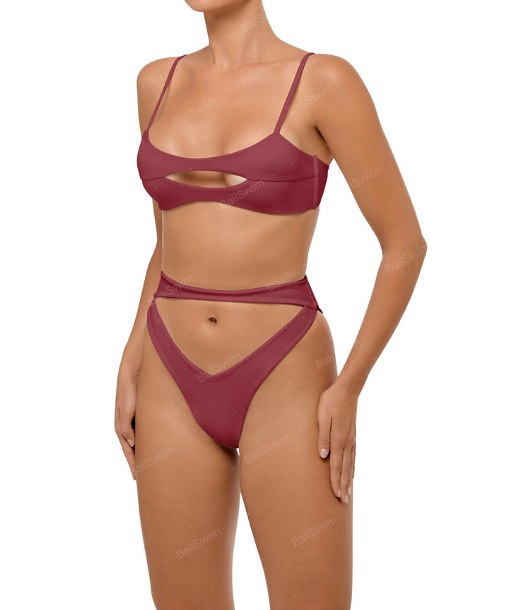 BSWS-B108 Hip Cutout Bikini Bottom