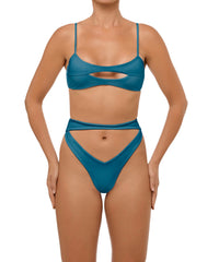 BSWS-T108 Cut-out Front Bralette Top