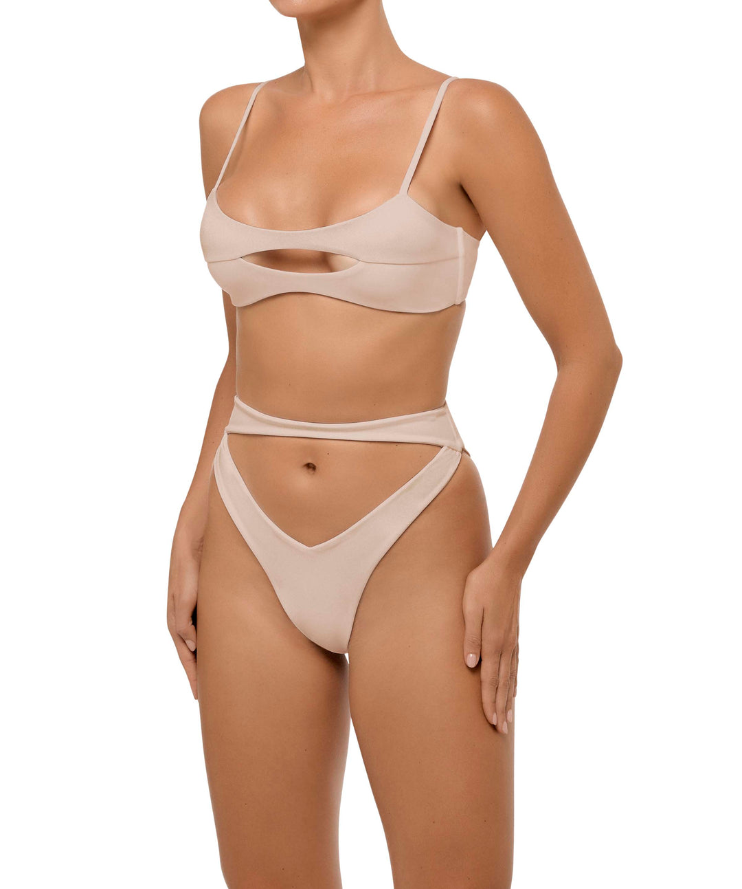 BSWS-T108 Cut-out Front Bralette Top