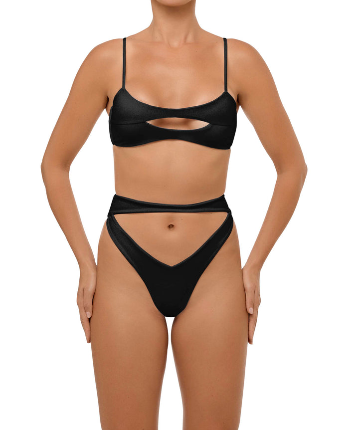 BSWS-T108 Cut-out Front Bralette Top