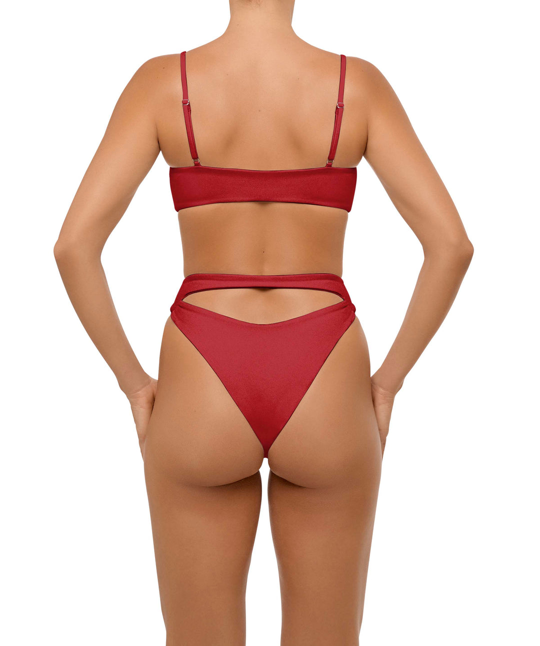 BSWS-T108 Cut-out Front Bralette Top