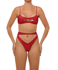 BSWS-T108 Cut-out Front Bralette Top